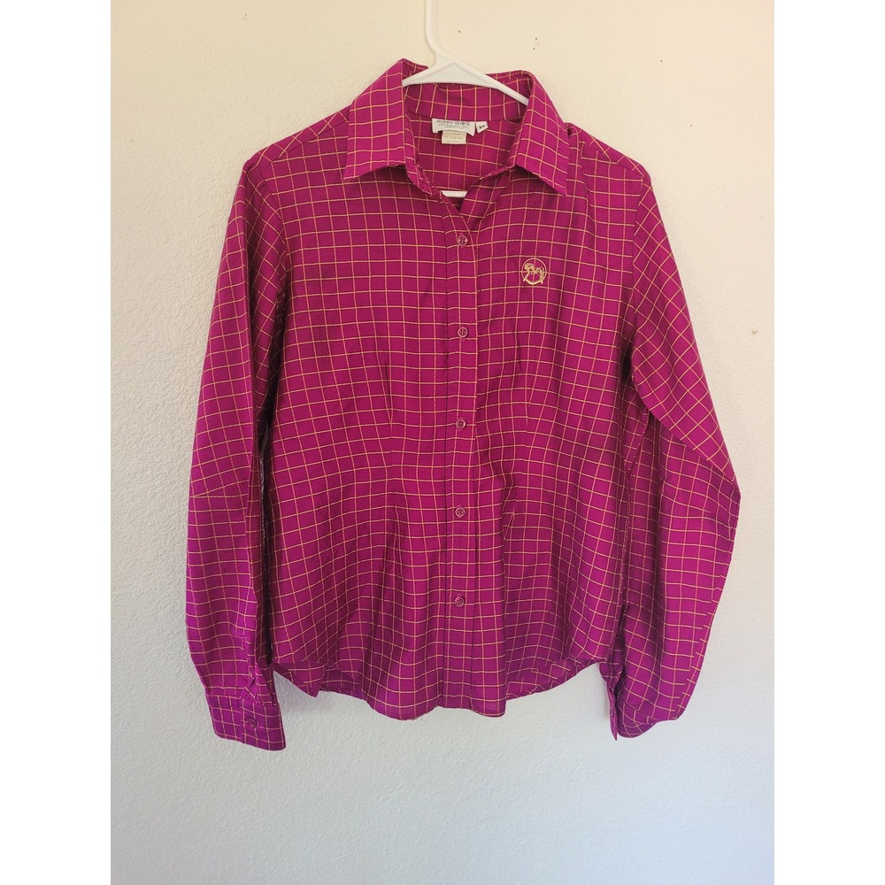 Vintage Hobby Horse Clothing Co.‎ Plaid Button Down Shirt Long Sleeve Size M #11